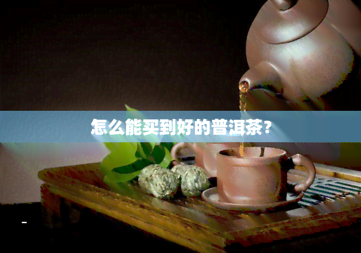 怎么能买到好的普洱茶？