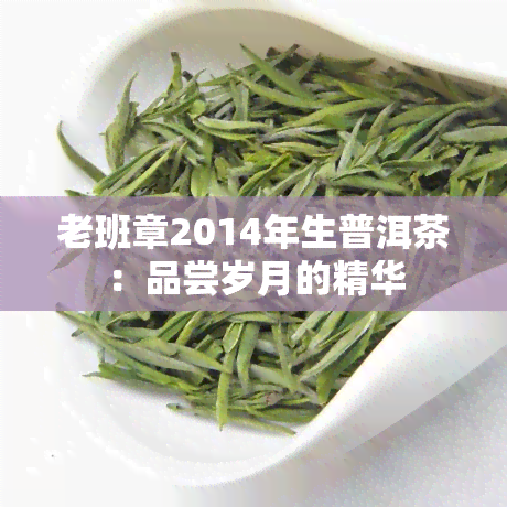 老班章2014年生普洱茶：品尝岁月的精华