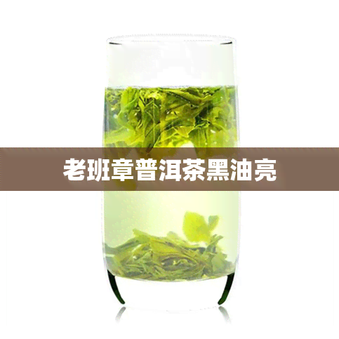 老班章普洱茶黑油亮