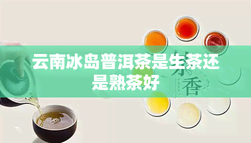 云南冰岛普洱茶是生茶还是熟茶好