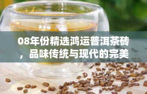 08年份精选鸿运普洱茶砖，品味传统与现代的完美融合