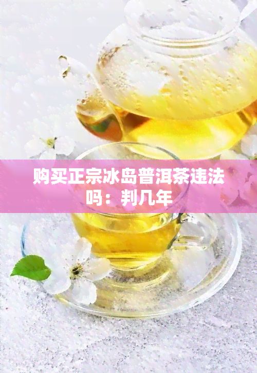 购买正宗冰岛普洱茶违法吗：判几年