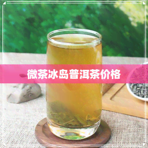 微茶冰岛普洱茶价格