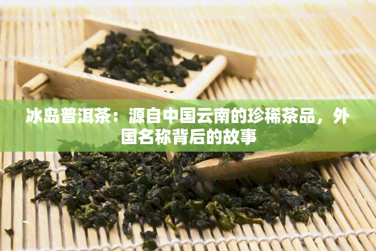 冰岛普洱茶：源自中国云南的珍稀茶品，外国名称背后的故事