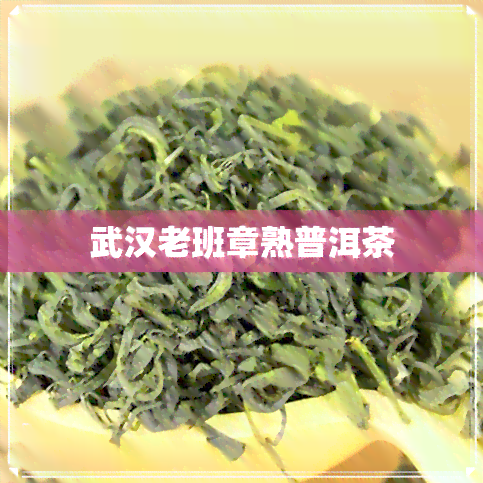 武汉老班章熟普洱茶