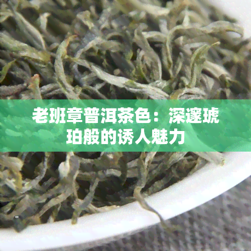 老班章普洱茶色：深邃琥珀般的诱人魅力