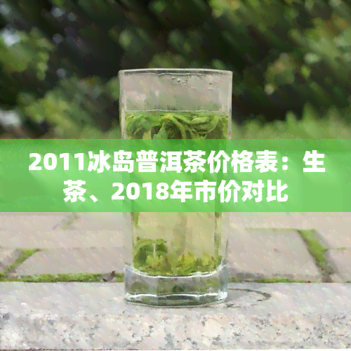 2011冰岛普洱茶价格表：生茶、2018年市价对比