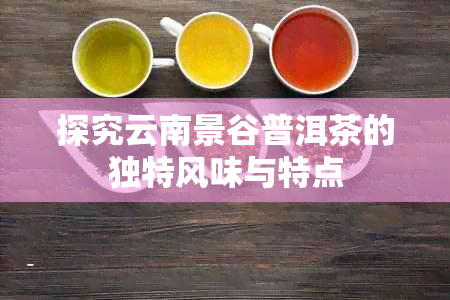 探究云南景谷普洱茶的独特风味与特点