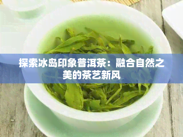 探索冰岛印象普洱茶：融合自然之美的茶艺新风