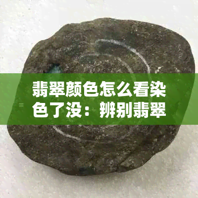 翡翠颜色怎么看染色了没：辨别翡翠是否染色的方法