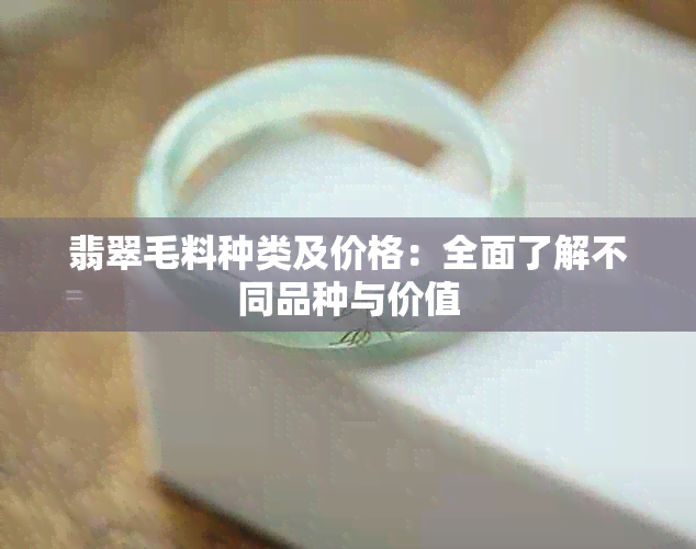 翡翠毛料种类及价格：全面了解不同品种与价值