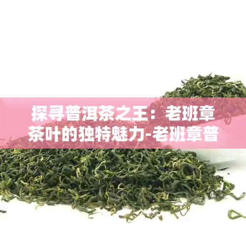 探寻普洱茶之王：老班章茶叶的独特魅力-老班章普洱茶简介