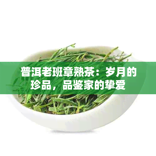 普洱老班章熟茶：岁月的珍品，品鉴家的挚爱