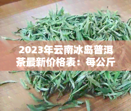 2023年云南冰岛普洱茶最新价格表：每公斤价格一览