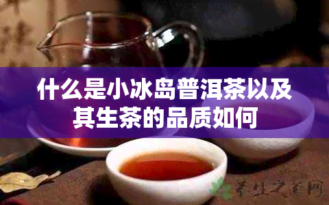 什么是小冰岛普洱茶以及其生茶的品质如何