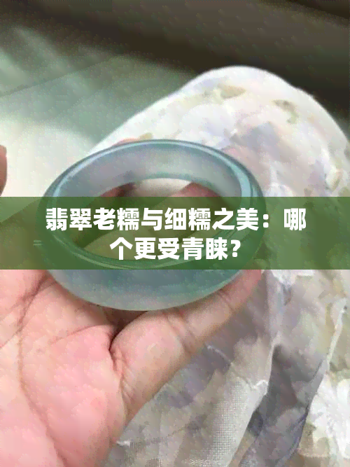 翡翠老糯与细糯之美：哪个更受青睐？