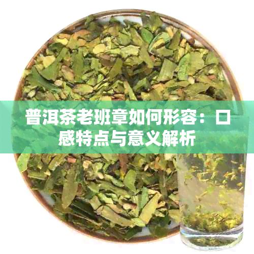 普洱茶老班章如何形容：口感特点与意义解析