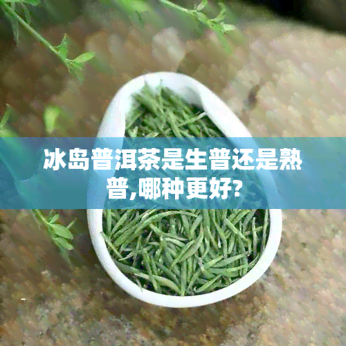 冰岛普洱茶是生普还是熟普,哪种更好?