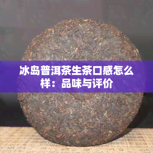 冰岛普洱茶生茶口感怎么样：品味与评价