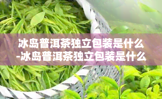 冰岛普洱茶独立包装是什么-冰岛普洱茶独立包装是什么意思