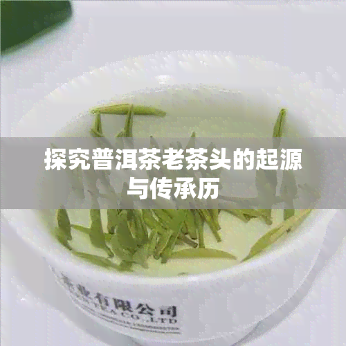 探究普洱茶老茶头的起源与传承历