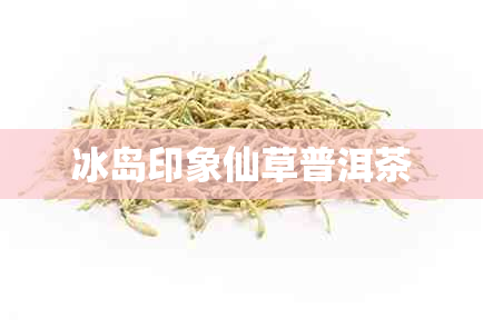 冰岛印象仙草普洱茶