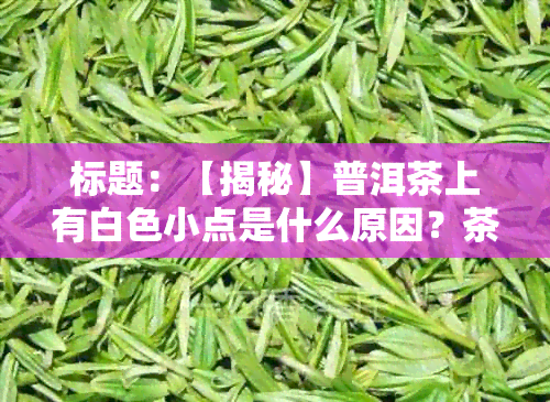 标题：【揭秘】普洱茶上有白色小点是什么原因？茶叶发霉还是白霜？