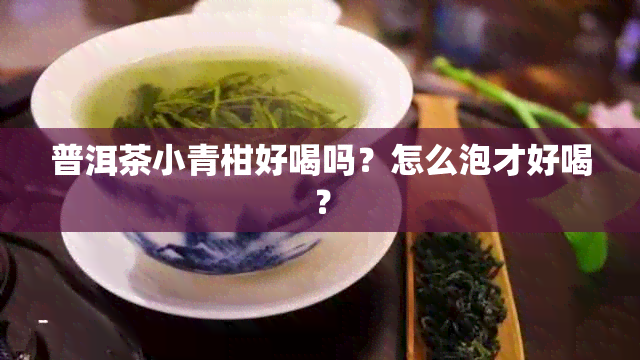 普洱茶小青柑好喝吗？怎么泡才好喝？