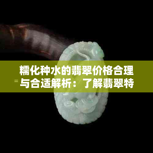 糯化种水的翡翠价格合理与合适解析：了解翡翠特性与品质