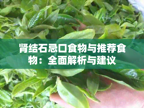 肾结石忌口食物与推荐食物：全面解析与建议