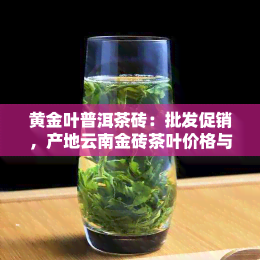 黄金叶普洱茶砖：批发促销，产地云南金砖茶叶价格与包装图片