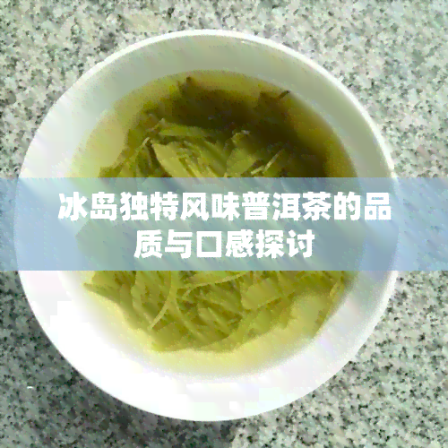 冰岛独特风味普洱茶的品质与口感探讨