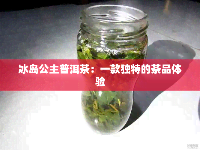 冰岛公主普洱茶：一款独特的茶品体验