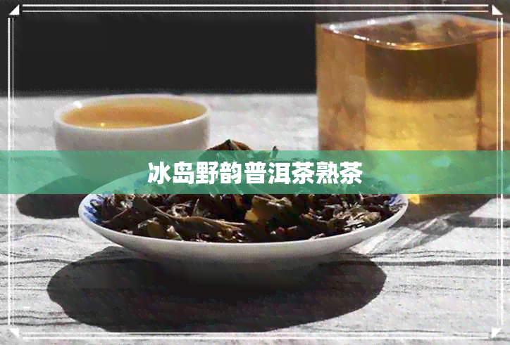 冰岛野韵普洱茶熟茶