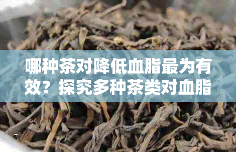 哪种茶对降低血脂最为有效？探究多种茶类对血脂的影响及选择建议