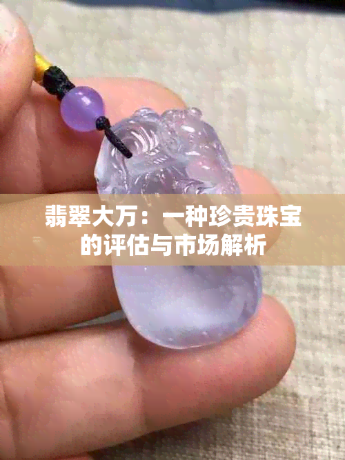 翡翠大万：一种珍贵珠宝的评估与市场解析