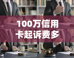 100万信用卡起诉费多少钱：欠款超过百万可能面临何种法律后果及刑期