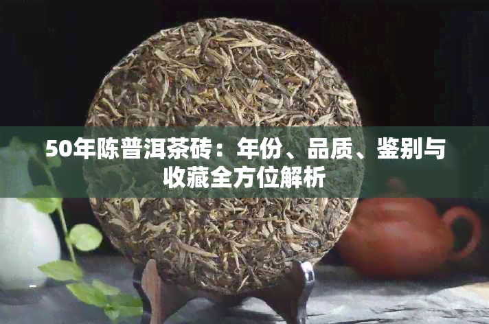 50年陈普洱茶砖：年份、品质、鉴别与收藏全方位解析