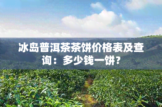 冰岛普洱茶茶饼价格表及查询：多少钱一饼？