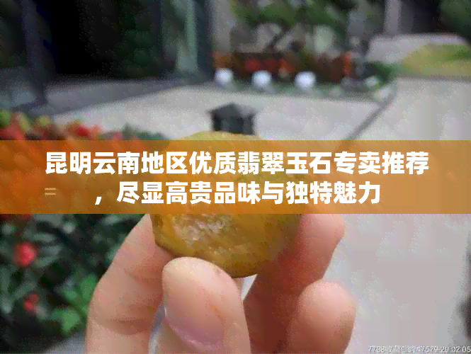 昆明云南地区优质翡翠玉石专卖推荐，尽显高贵品味与独特魅力