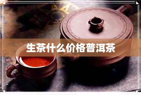 生茶什么价格普洱茶