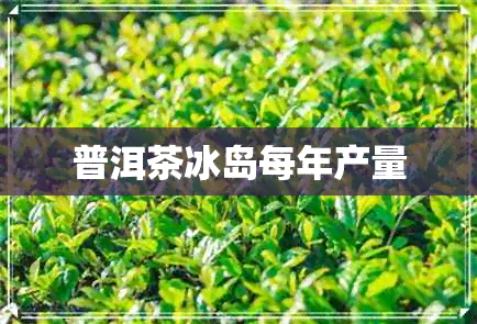 普洱茶冰岛每年产量