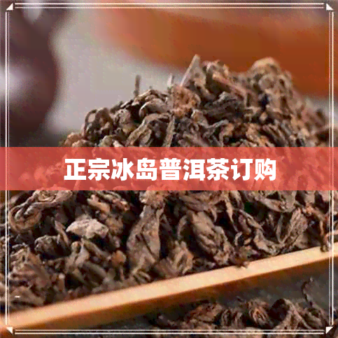 正宗冰岛普洱茶订购