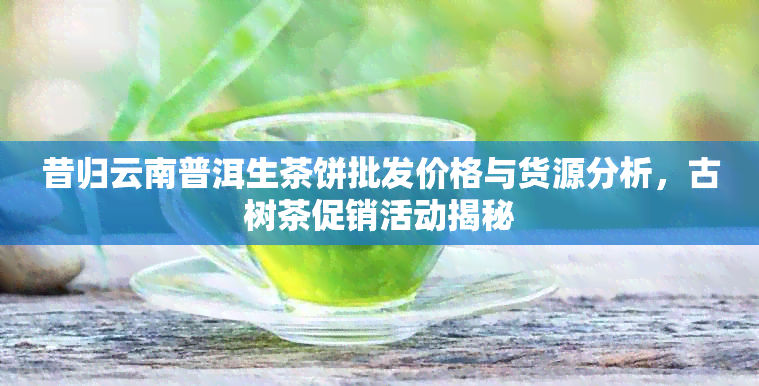 昔归云南普洱生茶饼批发价格与货源分析，古树茶促销活动揭秘