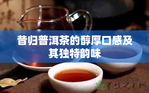 昔归普洱茶的醇厚口感及其独特韵味