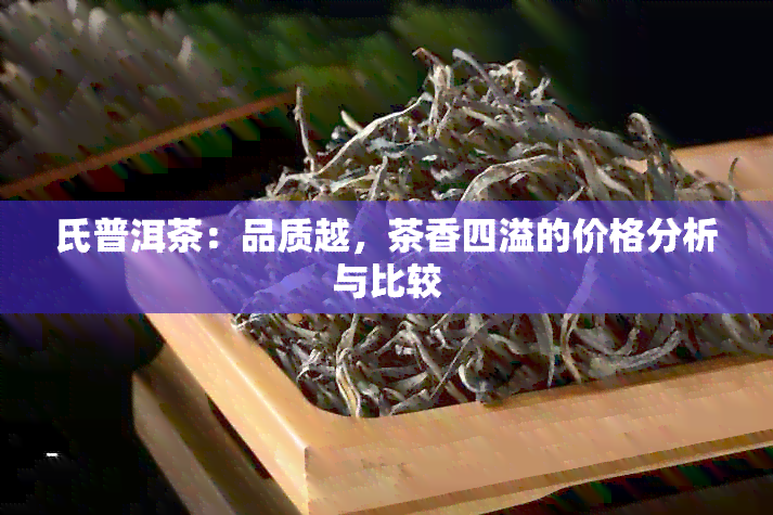 氏普洱茶：品质越，茶香四溢的价格分析与比较