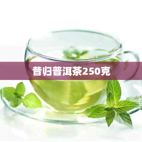 昔归普洱茶250克