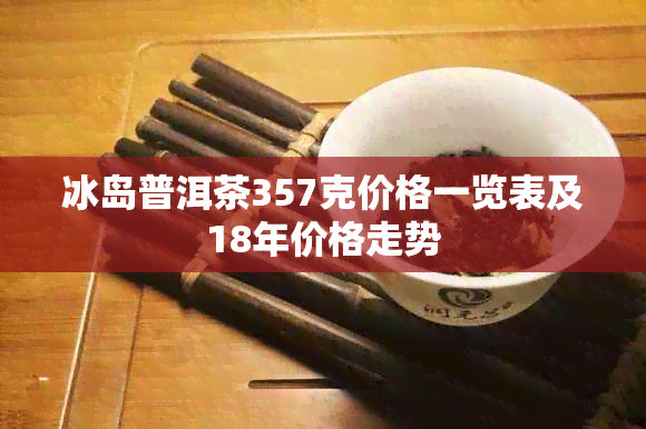 冰岛普洱茶357克价格一览表及18年价格走势