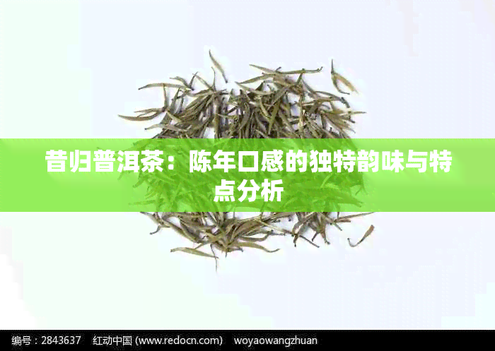 昔归普洱茶：陈年口感的独特韵味与特点分析