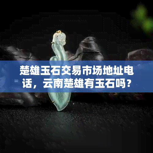 楚雄玉石交易市场地址电话，云南楚雄有玉石吗？